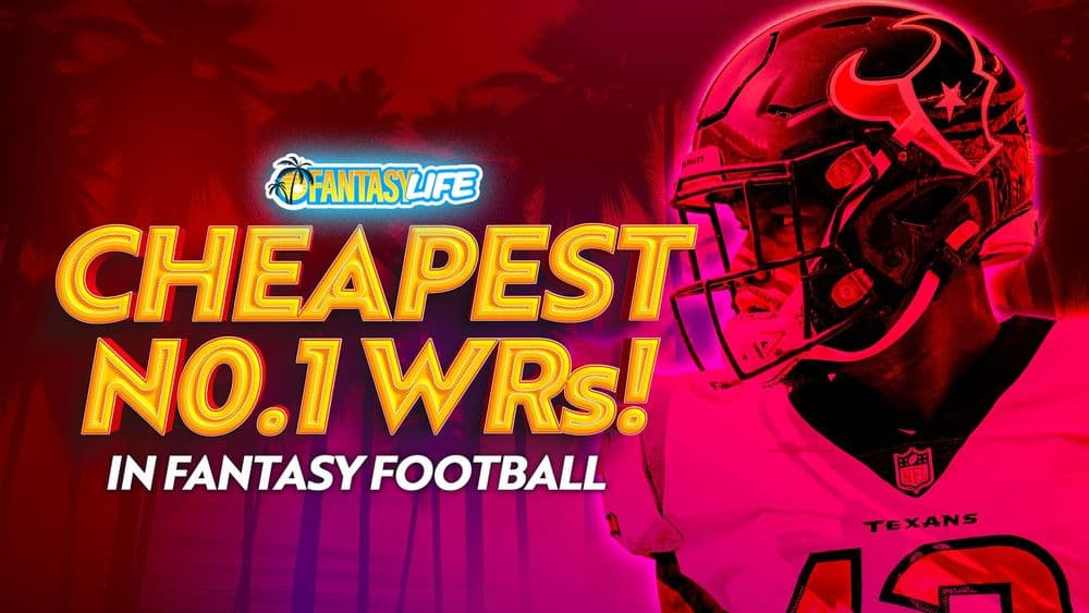 Late Round Value. Cheapest No. 1 WRs in Fantasy Football.